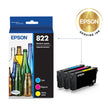 Epson 822 Genuine Ink Standard Capacity Color Cartridge 4-Pack T822520 🍁 All In One Marketplace Canada