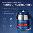 L'Oreal Paris Retinol Pressed Night Cream with Niacinamide, Reduces the Look of Wrinkles & Hydrates Skin, Revitalift Triple Power LZR, Skincare, 47 ml 🍁 All In One Marketplace Canada