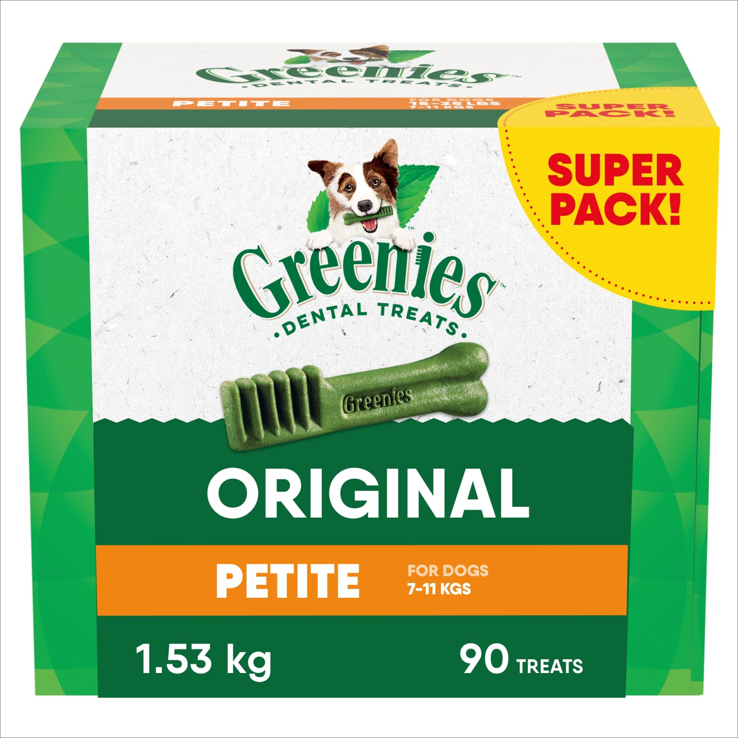 GREENIES Dog Treats Original Petite Natural Dental Care, (90 Treats) 54oz. Pack 🍁 All In One Marketplace Canada