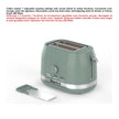 Starfrit 2-Slice Toaster – 7 Adjustable Browning Levels – Removable Tray – 850W - Sage 🍁 All In One Marketplace Canada