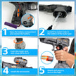 4PCS Electric Water Gun for Kids Adults,Mini Auto Squirt Gun with Flashing Muzzle,26FT Range,Leak-Proof Rechargeable Water Blaster for Summer Pool Beach Water Fights (Black+Blue) 🍁 All In One Marketplace Canada