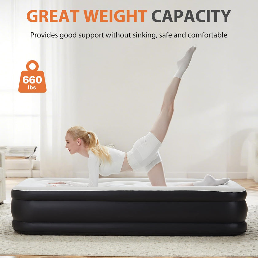 Sweetcrispy Twin Air Mattress, 18