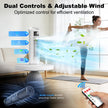 Portable Air Conditioners, 120 °rotating tower fan, portable AC for 3 wind speeds,Storm mode, 8H timing, Evaporative Air Cooler with remote control,750ML water tank, spray,cooling fan for home - white 🍁 All In One Marketplace Canada