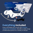 LUXE Bidet NEO 185 - Dual Nozzle, Self-Cleaning, Non-Electric Bidet Attachment for Toilet Seat, Adjustable Water Pressure, Rear & Feminine Wash (Blue) 🍁 All In One Marketplace Canada