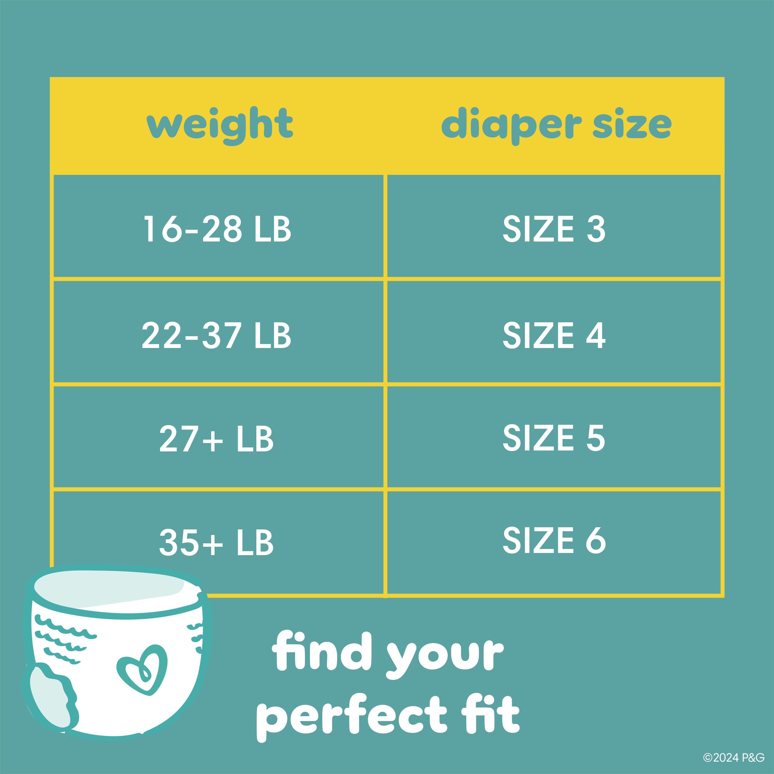 Pampers Diapers - Swaddlers 360 degrees - Size 4, 100 Count, up to 100% Leakproof Comfy Dry Fit, EZ Off Tabs Designed for Easy Changes, Pull On Diaper 🍁 All In One Marketplace Canada