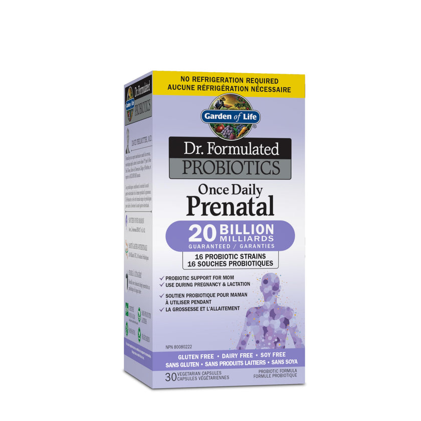Garden of Life Dr. Formulated Probiotics Once Daily Prenatal Shelf Stable, 30 Count 🍁 All In One Marketplace Canada