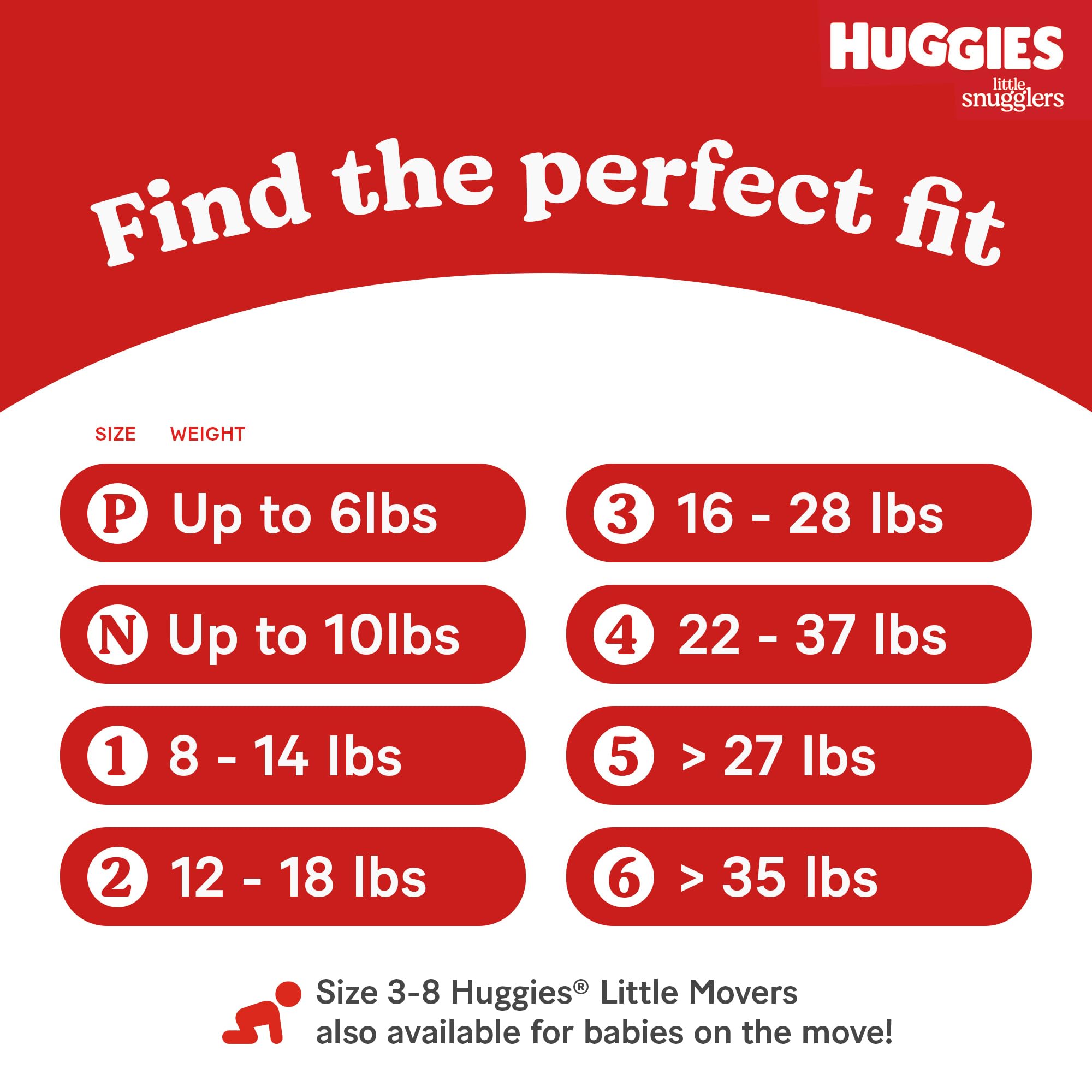 Huggies Size 3 Diapers, Little Snugglers Baby Diapers, Size 3 (16-28 lbs), 168 Count (6 Packs of 28), Packaging May Vary 🍁 All In One Marketplace Canada