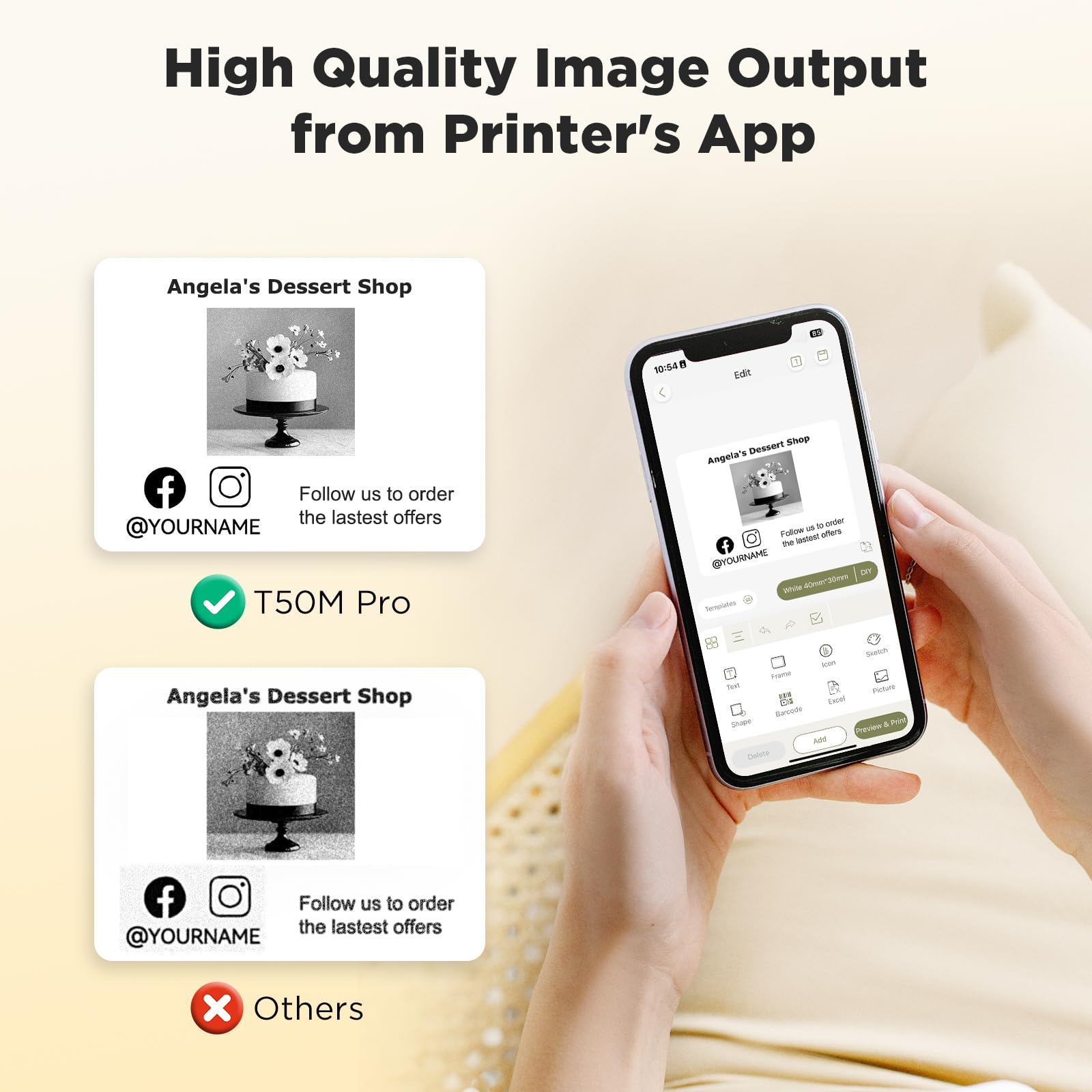SUPVAN T50M Pro Bluetooth Label Maker Machine with Tape, Wide Waterproof Label, Versatile App with 30 Fonts and 660+ Icons, Inkless Labeler for Home, Kitchen, School, Office Organization, Set 1 🍁 All In One Marketplace Canada
