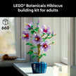 LEGO Botanicals Hibiscus Flower Building Set - Artificial Plant & Flower Building Blocks for Women & Men, Ages 18+ - Home, Office Decor Gift Idea - 10372 🍁 All In One Marketplace Canada