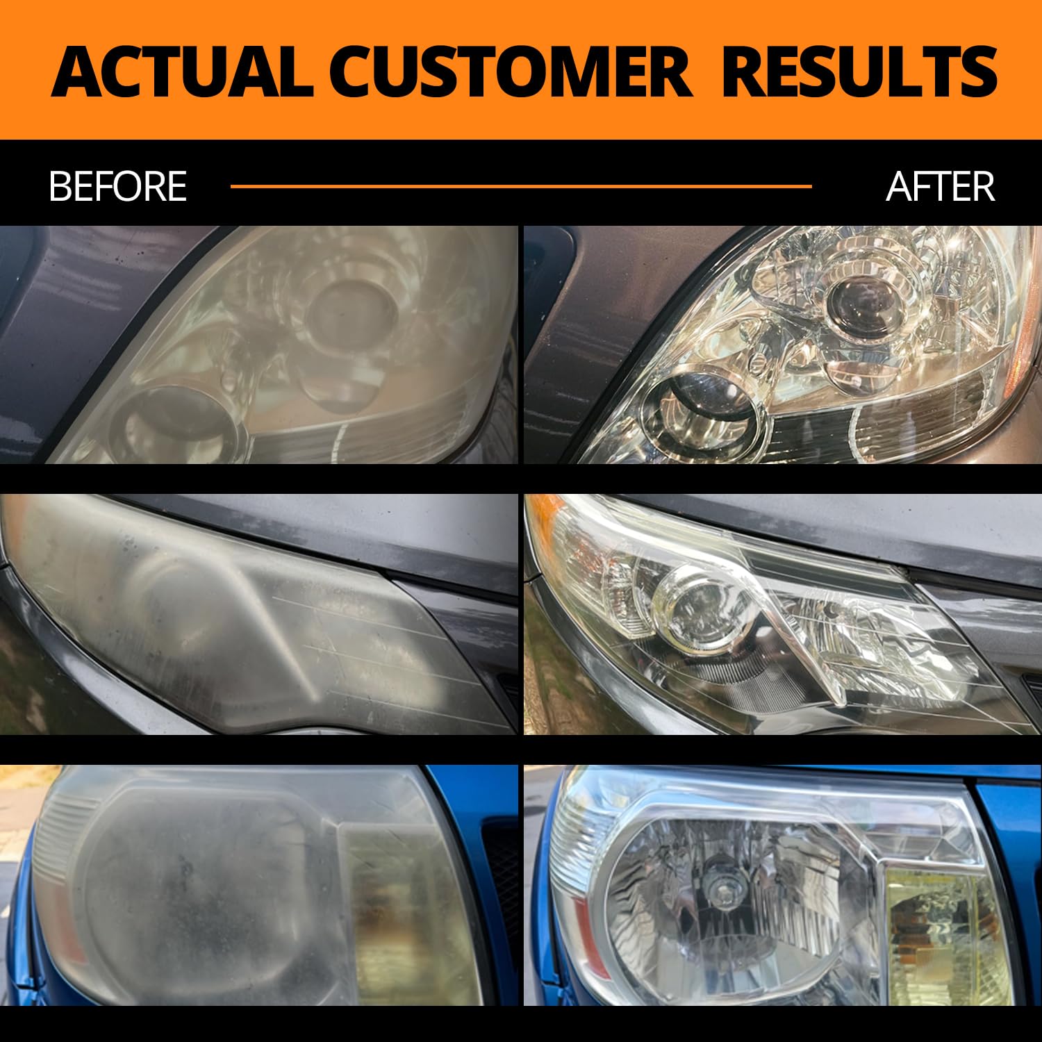 CERAKOTE® Ceramic Headlight Restoration Kit – Guaranteed To Last As Long As You Own Your Vehicle – Brings Headlights back to Like New Condition - 3 Easy Steps - No Power Tools Required 🍁 All In One Marketplace Canada