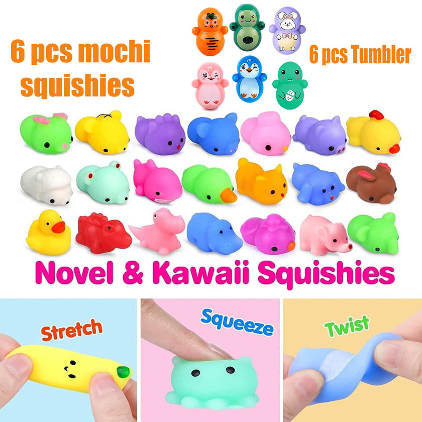 124 Pcs Party Favors for Kids, Goodie Bag Items, Loot Bag Fillers, Pinata Filler, Treasure Box Toys for kids Classroom Prizes, Treasure Chest, Easter Basket Egg Fillers Birthday Gifts 🍁 All In One Marketplace Canada