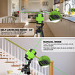 Huepar Self Leveling Laser Level with Tripod, 98Ft Green Cross Line Laser Leveler Tool for Picture Hanging, Tile, Home Renovation, Indoor Project, Battery Included, 40in Tripod 🍁 All In One Marketplace Canada