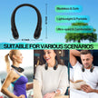 Portable Neck Fan with LED Display & 360° Cooling Airflow, 3 Speed Settings Bladeless Cooler, 4000mAh Rechargeable Battery, Ultra-Quiet Personal Fan for Home, Office, Travel, Sports 🍁 All In One Marketplace Canada