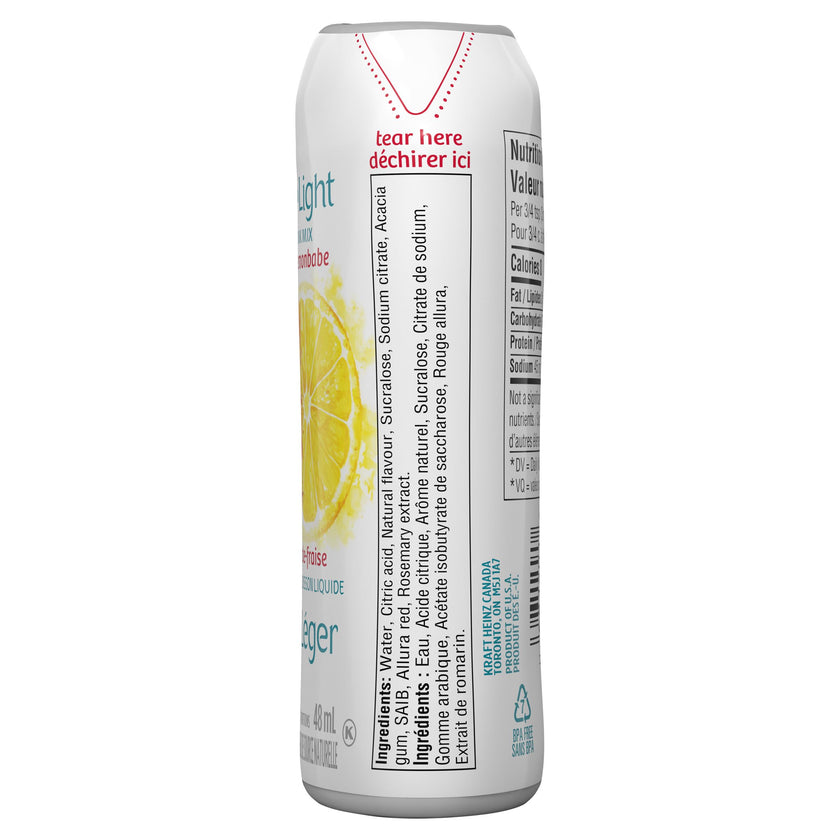 Crystal Light Strawberry Lemonbabe Liquid Drink Mix, 48 mL Bottle (Pack of 12) 🍁 All In One Marketplace Canada