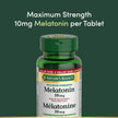 NATURE'S BOUNTY Maximum Strength Melatonin, 10 mg, Value Size, Helps Reset Sleep-wake Cycle, Helps Increase Total Sleep Time, Fall Asleep Faster, Fights Jet Lag, 120 Tablets, 44 g 🍁 All In One Marketplace Canada