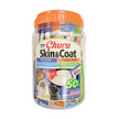 INABA Churu for Skin & Coat, Lickable, Squeezable Cat Treat with Omega Oils, Taurine and Vitamin E, 14 Grams Each Tube, 50 Tubes, Skin & Coat Variety 🍁 All In One Marketplace Canada