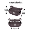 Diono Solana 2022, No Latch, Pack of 2 Backless Booster Car Seats, Lightweight, Machine Washable Covers, Cup Holders, Black Charcoal 🍁 All In One Marketplace Canada