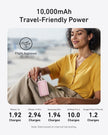 Anker Portable Charger, 10,000mAh 30W Power Bank, USB-C in and Out Fast Charging Battery Pack, Travel Essential Phone Power Bank, for iPhone 17/16, Galaxy and More (Black, 10000.00, Milliamp Hours) 🍁 All In One Marketplace Canada
