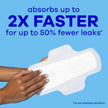 Always Infinity FlexFoam Pads for Women, Size 2, Heavy Pad with Wings, Unscented, 96 Count 🍁 All In One Marketplace Canada