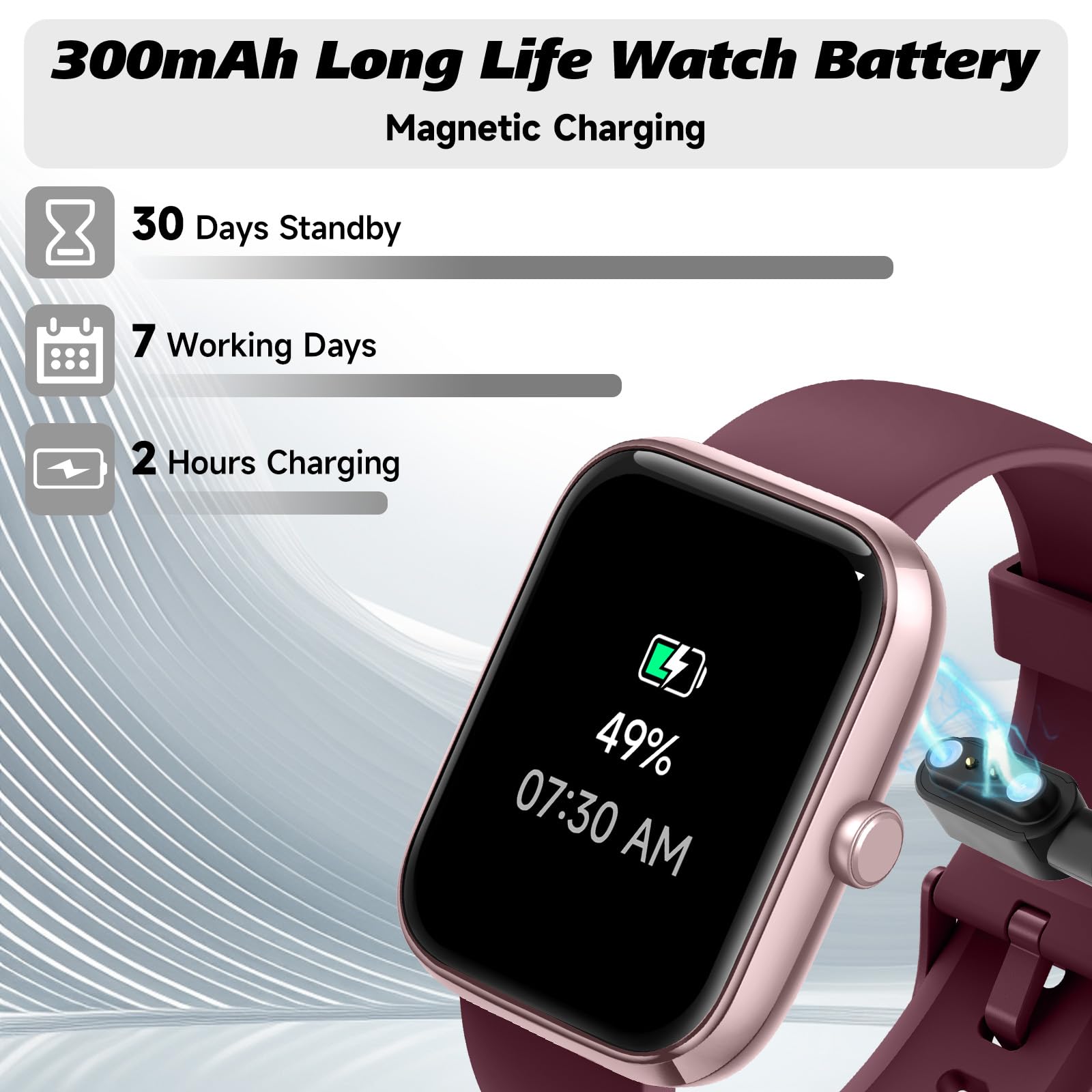 Smart Watch for Men Women with Bluetooth Call, Alexa Built-in, Heart Rate & Sleep Monitor, 1.83