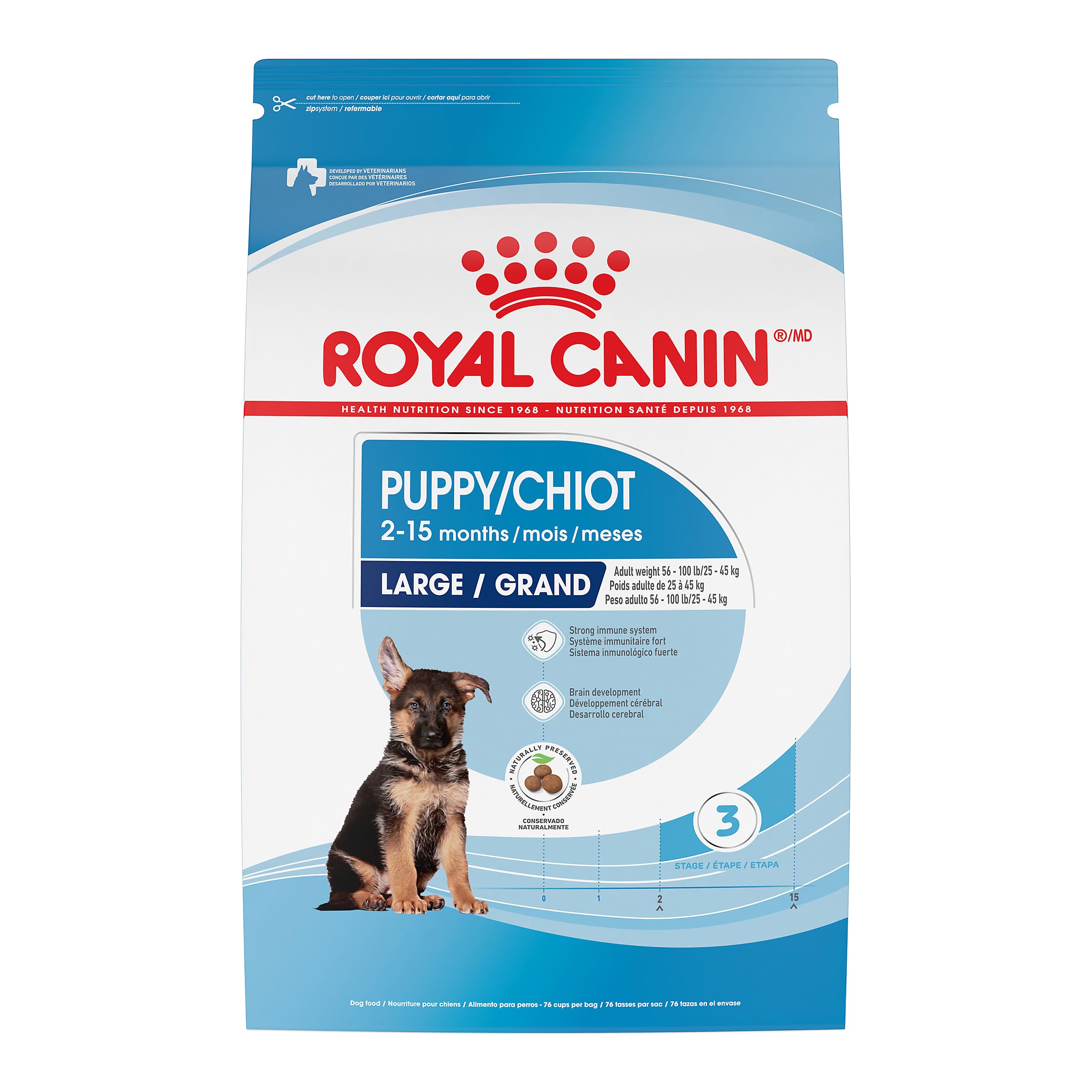 Royal Canin Size Health Nutrition Large Puppy Dry Dog Food, 17 lb Bag 🍁 All In One Marketplace Canada