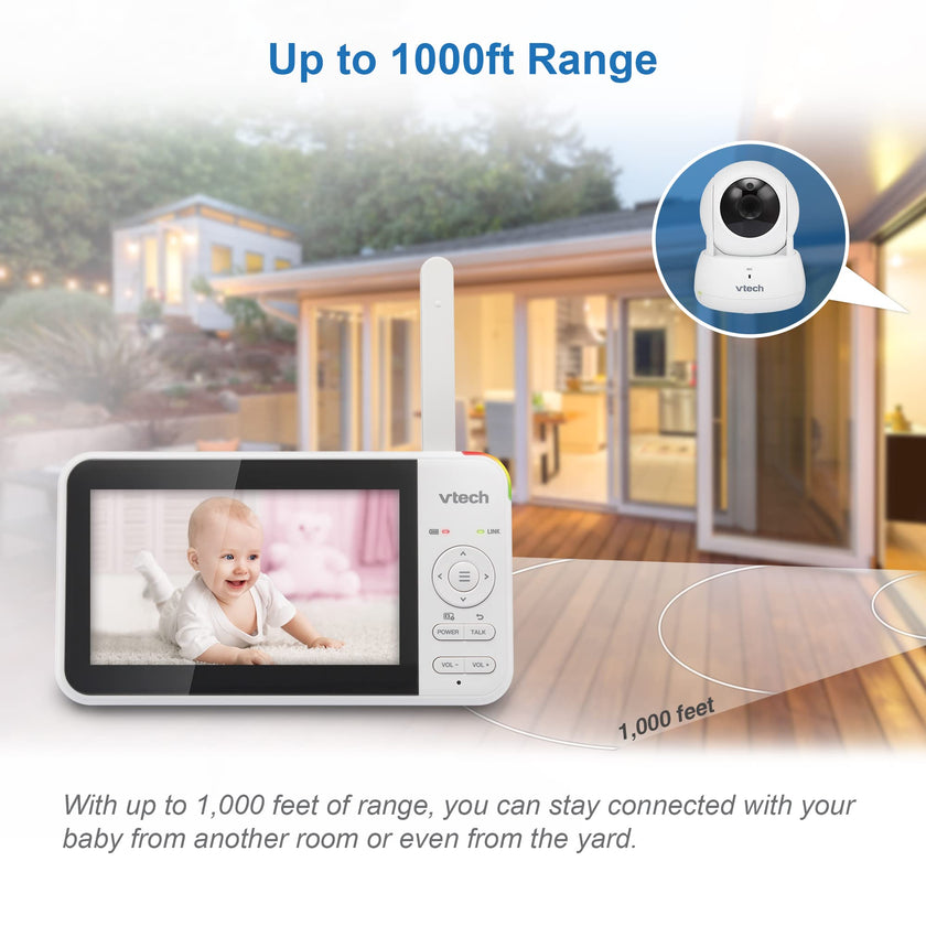 VTech VM924 Pan & Tilt Video Baby Monitor, 5