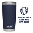 YETI Rambler 20 oz Tumbler, Stainless Steel, Vacuum Insulated with MagSlider Lid, Navy 🍁 All In One Marketplace Canada