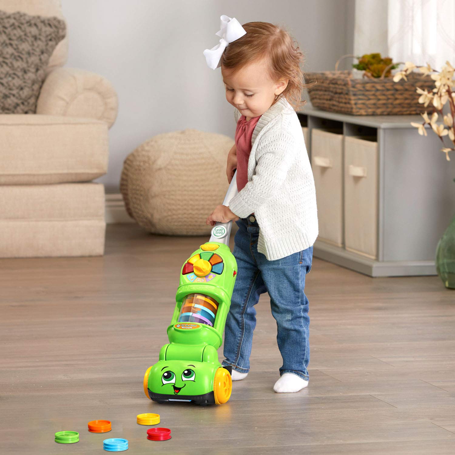 LeapFrog Pick Up and Count Vacuum, Green 🍁 All In One Marketplace Canada