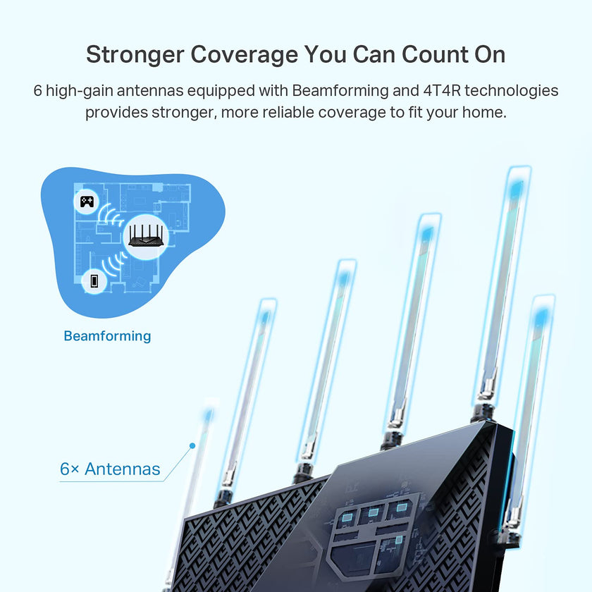 TP-Link AX5400 WiFi 6 Router (Archer AX73) - Dual Band Gigabit Wireless Internet Router, High-Speed AX Router for Streaming, Long Range Coverage 🍁 All In One Marketplace Canada