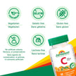 Jamieson Vitamin C 250 mg, 60 Gummies, Natural Tangy Orange Flavour. Supports Immune Health, Strong Teeth and Bones. Family Friendly (3+), Vegetarian, Non-GMO, Gelatin-Free 🍁 All In One Marketplace Canada