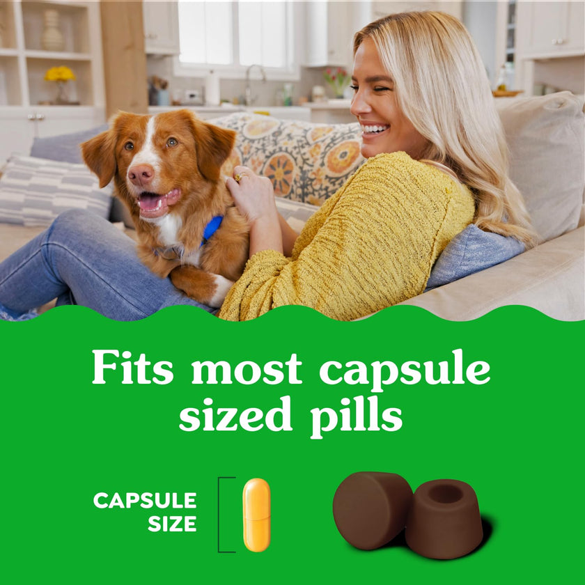 GREENIES Pill Pockets Capsule Size Natural Soft Dog Treats Chicken Flavor, (60 Treats) 15.8oz. Pack 🍁 All In One Marketplace Canada