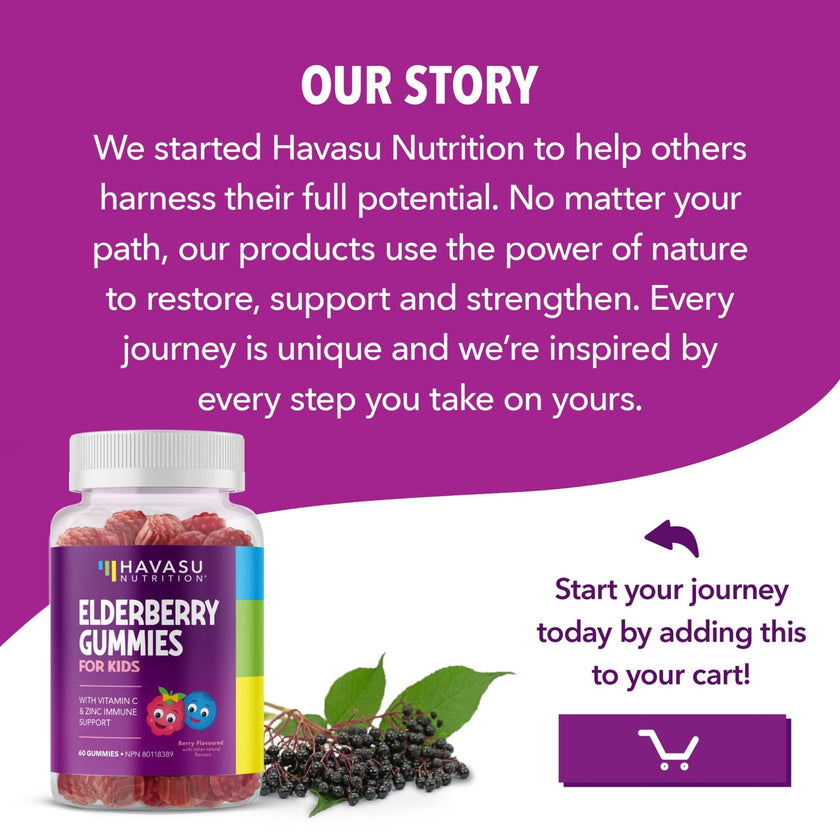 Elderberry Gummies Kids for Cold and Flu Relief | Immune Booster for Kids | Sambucol Black Elderberry Syrup Gummy with Zinc and Vitamin C | Cough, Fever & Sore Throat Support with Antioxidants | 60ct 🍁 All In One Marketplace Canada