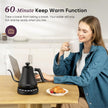 Cosori Electric Gooseneck Kettle,5 Temperature Control Presets, Pour Over Kettle for Coffee & Tea, 1200W Fast Heating, 100% Stainless Steel Inner Lid & Bottom, Tea Kettle, 0.8L/Matte Black 🍁 All In One Marketplace Canada