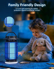 REOGLE 2-in-1 Bug Zapper Indoor Outdoor, 4000V Electric Mosquito Zapper with 365nm UV Light Trap & LED Night Light, Covers 2100 sq ft, Insect Fly Trapper Bug Light for Patio, Garage, Backyard, Porch 🍁 All In One Marketplace Canada