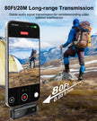 Wireless Lavalier Microphone for iPhone 15/16-2 Pack USB-C Mini Mic for iPhone, Android, iPad with Noise Cancelling & LED Display, Crystal Clear Recording for TikTok, YouTube, Podcast, Vlogging 🍁 All In One Marketplace Canada