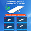 Bloazzup Starlink Mount for Standard 4/4X/Gen 3, Adjustable Starlink Wall Mount Gen 3/V3 with Telescoping Arm, Rustproof, Weatherproof for Concrete/Wood Walls, Starlink Wall Mounts for Dishes 🍁 All In One Marketplace Canada