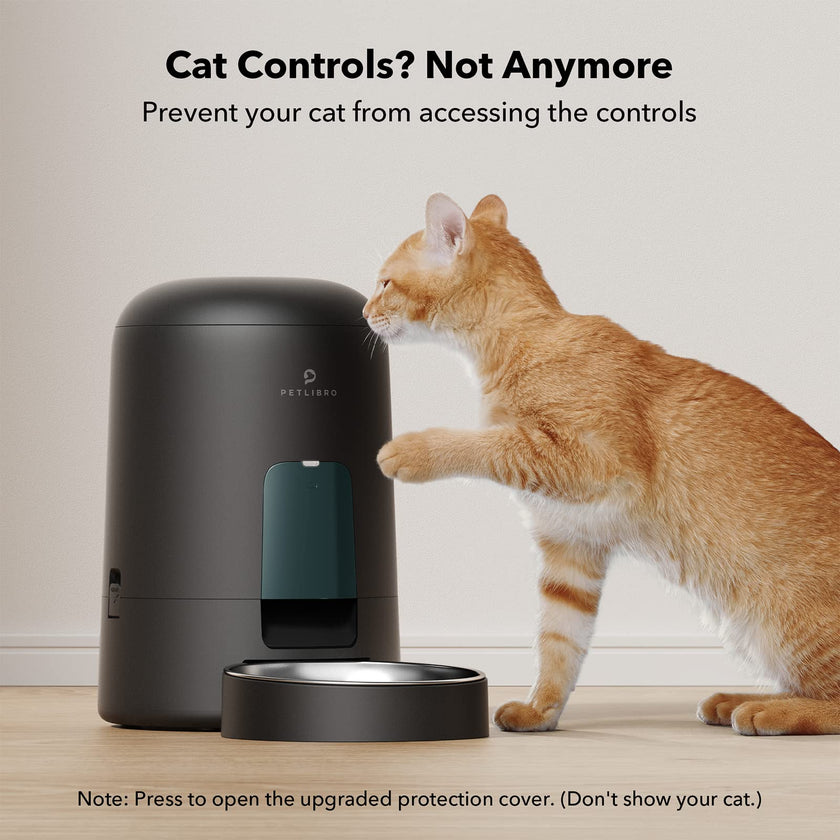 PETLIBRO Automatic Cat Feeder, 2L Timed Cat Feeder with 180-Day Battery Life, Automatic Pet Feeder for Cat & Dog, Cat Food Dispenser Program 1-6 Meals Control, Automatic Dog Feeder for Dry Food 🍁 All In One Marketplace Canada