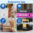 5 Pack TZe-231 Compatible with Brother Label Maker Tape P Touch TZe TZ Tape 12mm 0.47'' Laminated White TZ 231 Label Tape for Brother P-Touch PT-H110 PT-D210 PT-D600 PT-D400AD PT-1290 🍁 All In One Marketplace Canada