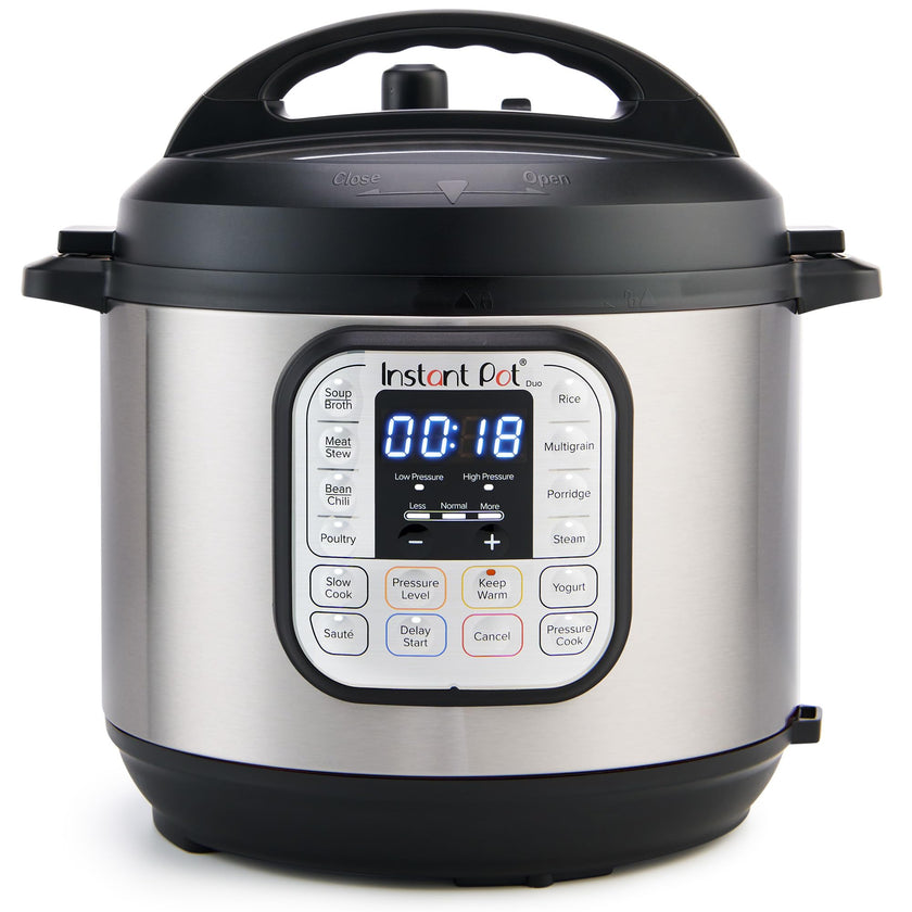 Instant Pot Duo 7-in-1 Electric Pressure Cooker, Slow Cooker, Rice Cooker, Steamer, Saute, Yogurt Maker, Warmer & Sterilizer, Includes App With Over 800 Recipes, Stainless Steel, 6 Quart 🍁 All In One Marketplace Canada