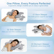 Sleep Apnea Pillow with Neck Pain & Snoring Relief -Orthopedic Cervical Pillow, Ergonomic Contour Memory Foam Pillow for Side,Back,Stomach Sleepers,Dreamers (Gray, Queen Size) 🍁 All In One Marketplace Canada