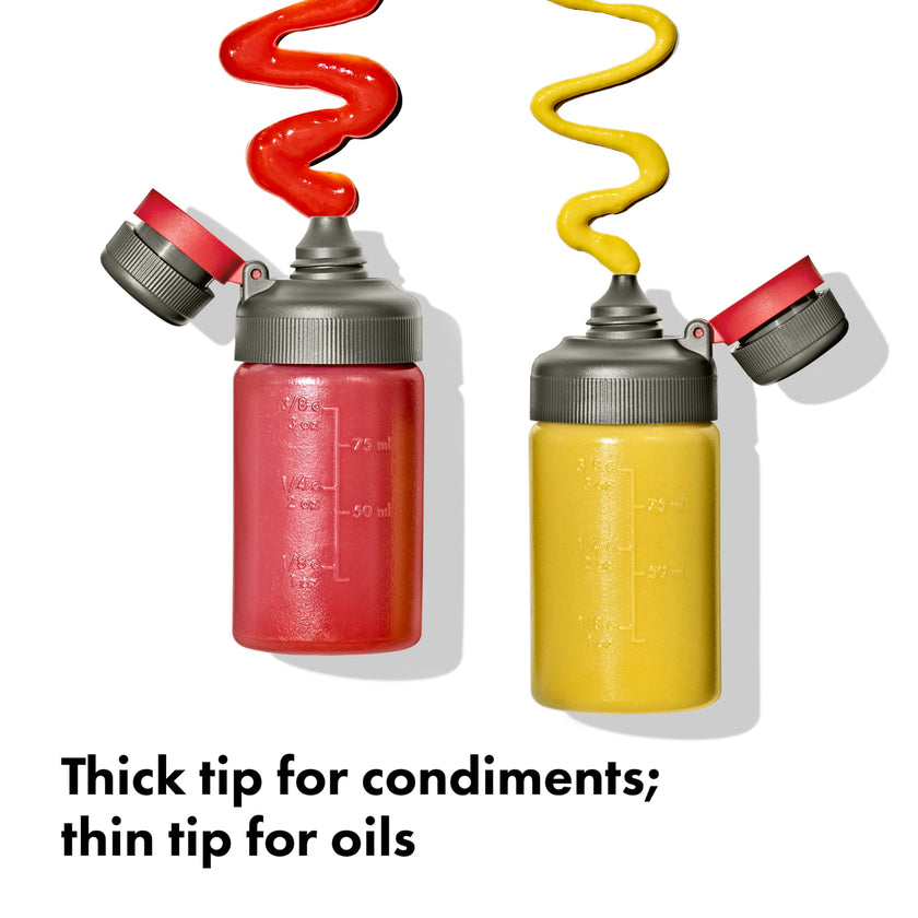 OXO Outdoor 7-Piece Spice Shaker & Squeeze Bottle Set 🍁 All In One Marketplace Canada