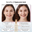 grace & stella Award Winning Hyaluronic Acid Serum for Face (50ml, 2-pack) Hydrating Hyaluronic Acid - Acide Hyaluronique Face - Glass Skin - Anti Aging Serum to Hydrate, Remove Fine Lines, Wrinkles, Skin Texture 🍁 All In One Marketplace Canada
