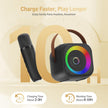 Mini Karaoke Machine, Portable Bluetooth Karaoke Speaker with 2 Wireless Microphones and Party Lights for Kids and Adults, Birthday Gifts for Girls Boys Family Home Party 🍁 All In One Marketplace Canada