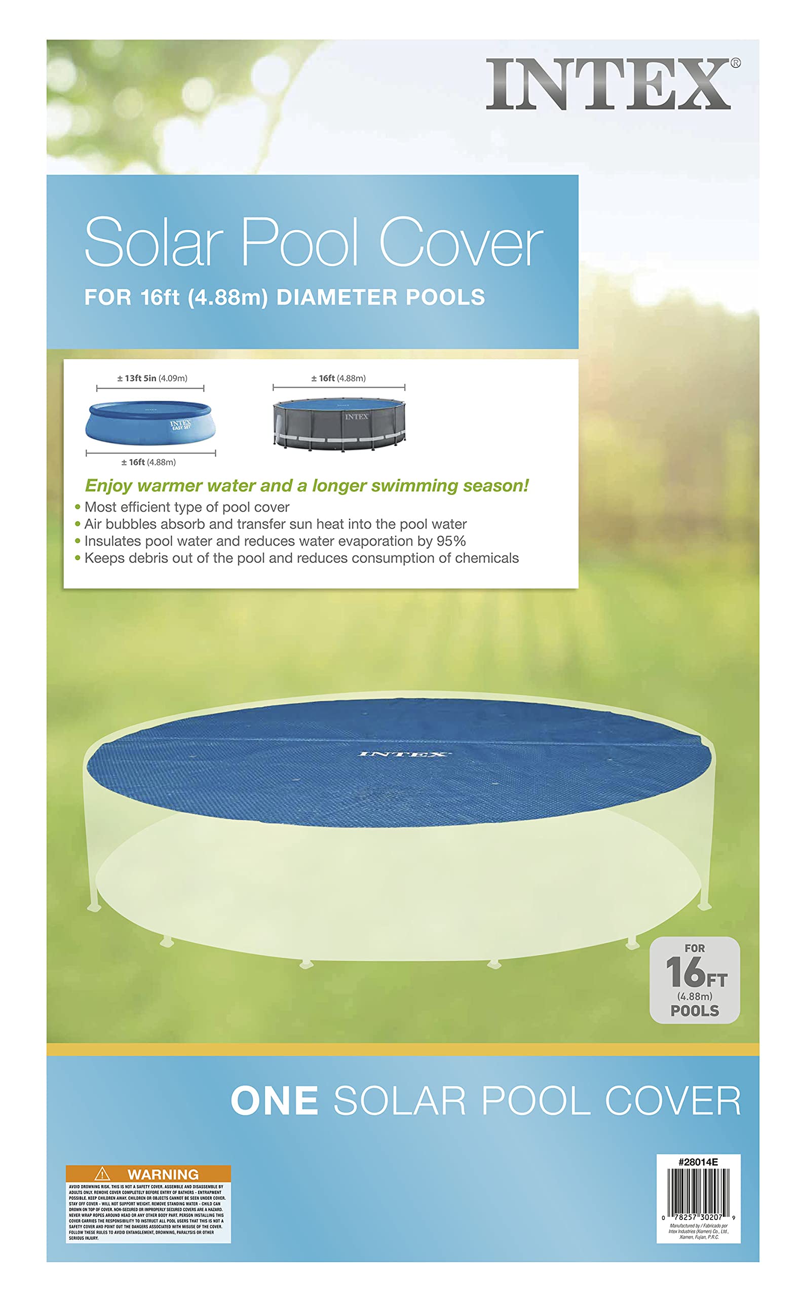 Intex Solar Cover for 16ft Diameter Easy Set and Frame Pools 🍁 All In One Marketplace Canada