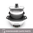 BLACK+DECKER 2-in-1 Rice Cooker & Food Steamer - 6-Cup Capacity, Automatic Keep Warm, Nonstick Bowl, Steaming Basket - Effortless Cooking 🍁 All In One Marketplace Canada
