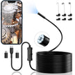 Endoscope Camera with Light, Ennovor 1920P HD, Endoscope Inspection with 8 Adjustable LED Lights, Borescope with Flexible Rigid Snake Camera, IP67 Waterproof and No WiFi Required, for Android iOS 🍁 All In One Marketplace Canada