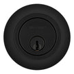 Weiser Safelock Matte Black Round Deadbolt Lock, ANSI/BHMA Grade 3 Certified Front Door Lock, Exterior Door Lock with Key, Traditional Door Locks for Entry Door 🍁 All In One Marketplace Canada