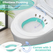 DEANIC Sitz Bath for Toilet Hemorrhoids, Postpartum Care, Collapsible Sitz Bath Tub for Hemorrhoids Treatment, Yoni Steam Seat Basin, Elderly Sit Bath (Green) 🍁 All In One Marketplace Canada