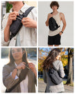 WATERFLY Sling Bag Sling Backpack Crossbody Bag Hiking Daypack for Men Women (Black Color) 🍁 All In One Marketplace Canada