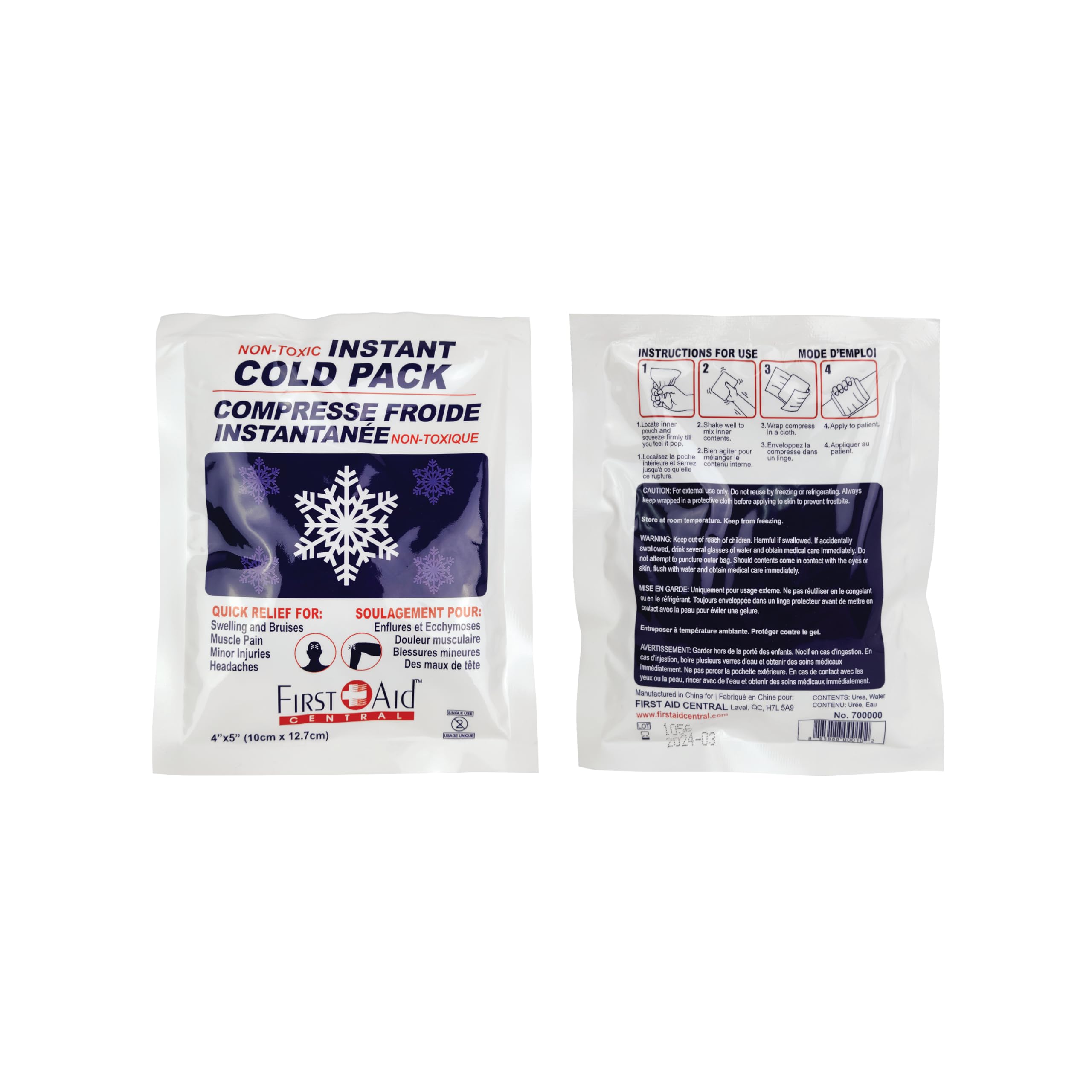 First Aid Central AZ-APFAKP All-Purpose Emergency First Aid Kit For Home, Work, and Travel, 145 Pieces 🍁 All In One Marketplace Canada